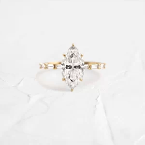 The Fluency Ring - Marquise Cut