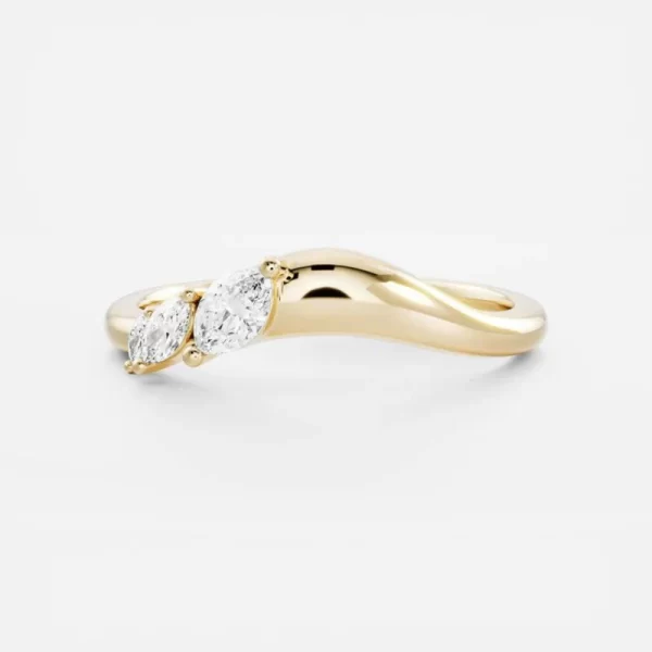 Curved Marquise Band
